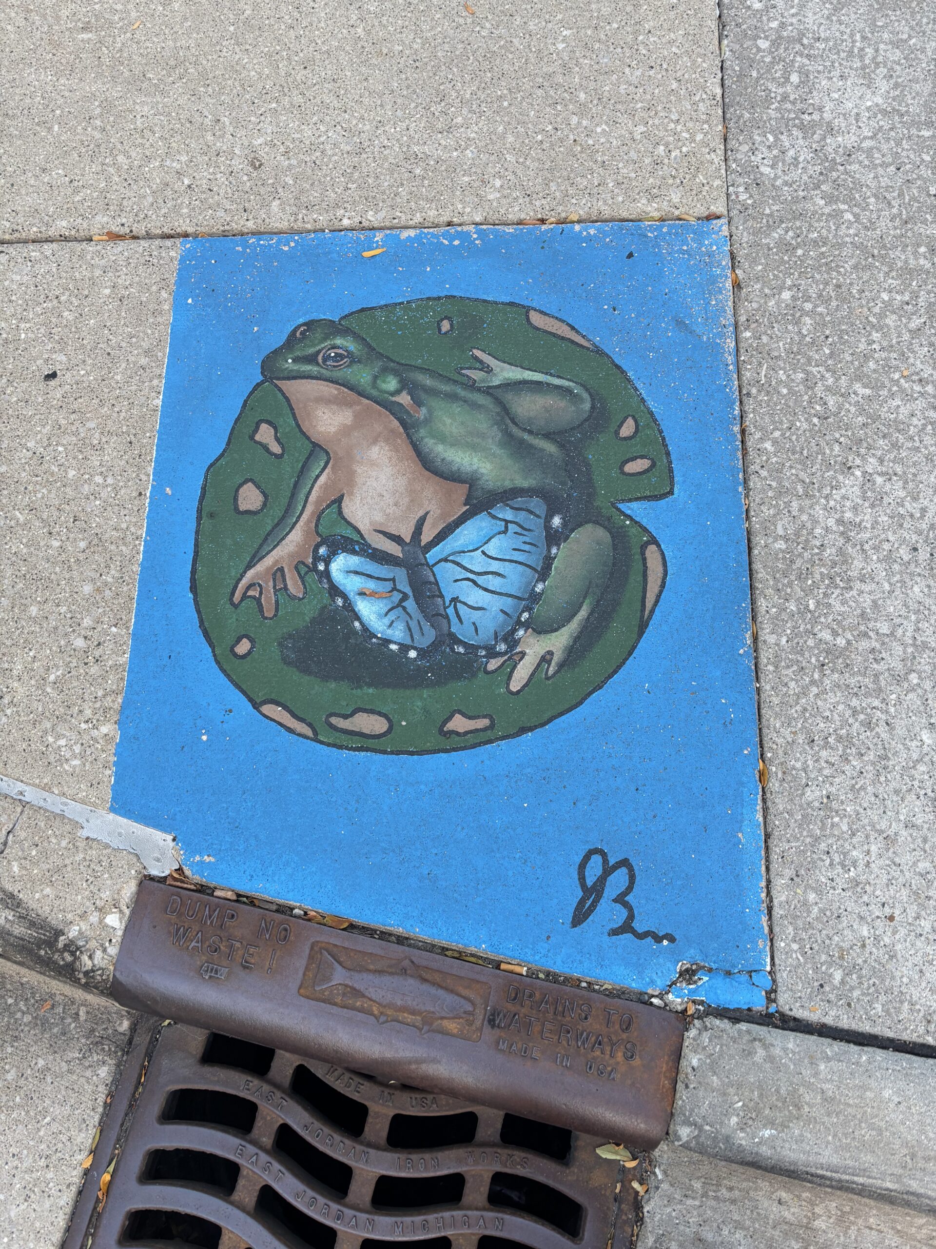 Sidewalk mural 7